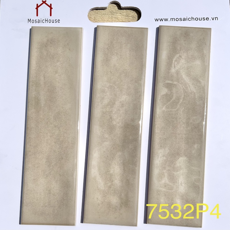 Gạch Thẻ Gợn Sóng 75x300 Màu Nâu 7532P4